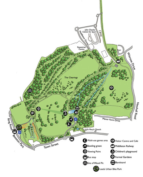 Walk Through History in Middleton Park map