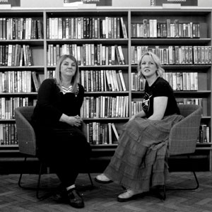 Kathleen Smith and Lou Bentley morley book club