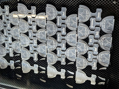 Engraved plastic Trophies for 3D Toyshop